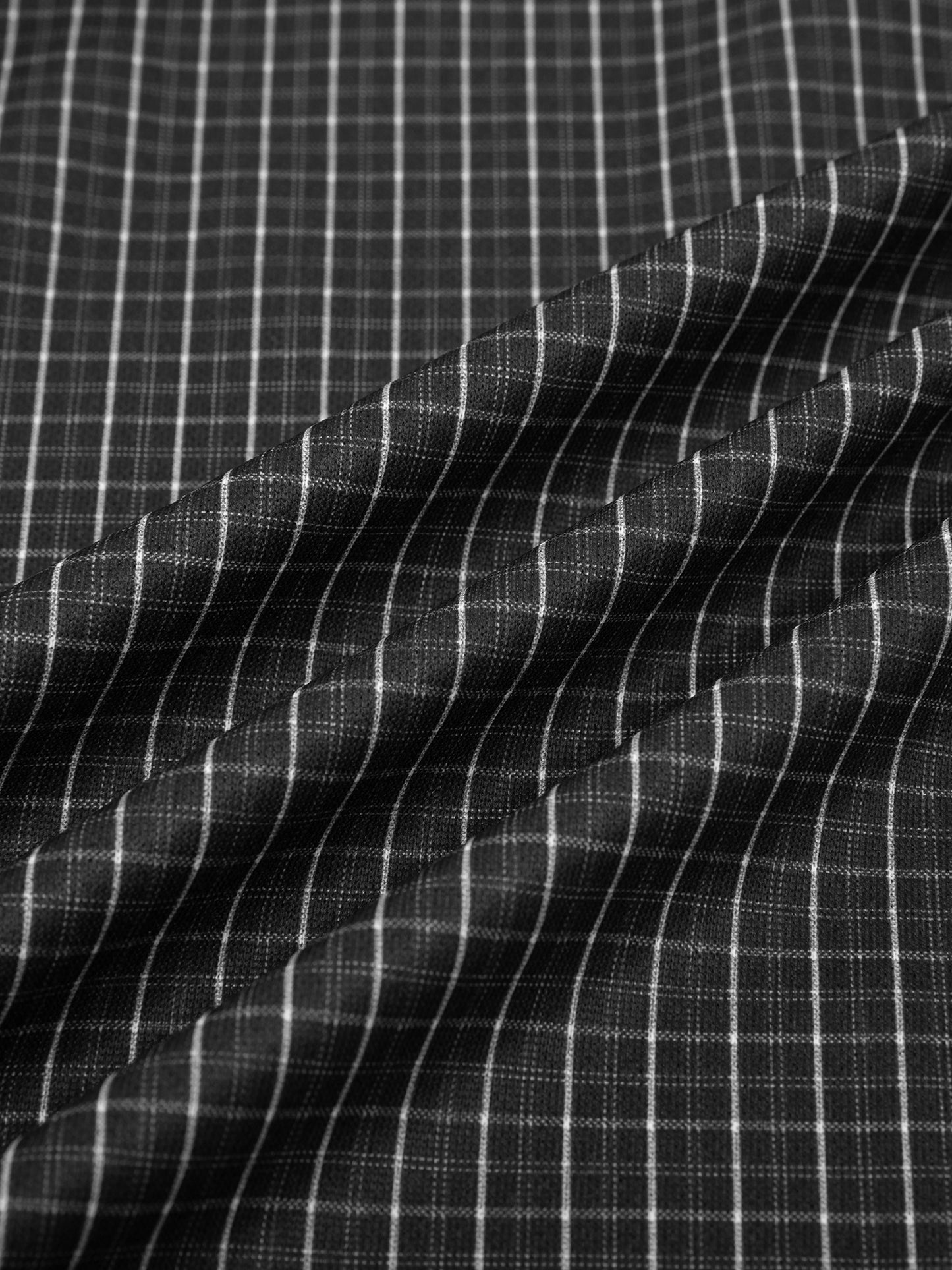 Plaid Boxy Zip Hoodie “Blue Star”