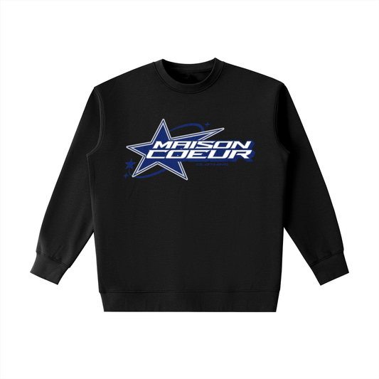 Heavyweight Crewneck Sweatshirt “Blue Star”