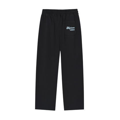 Reflection Striped Straight-Leg Sweatpants