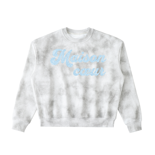 Maison Cœur – Dirty Washed Boxy Fleeced Sweatshirt