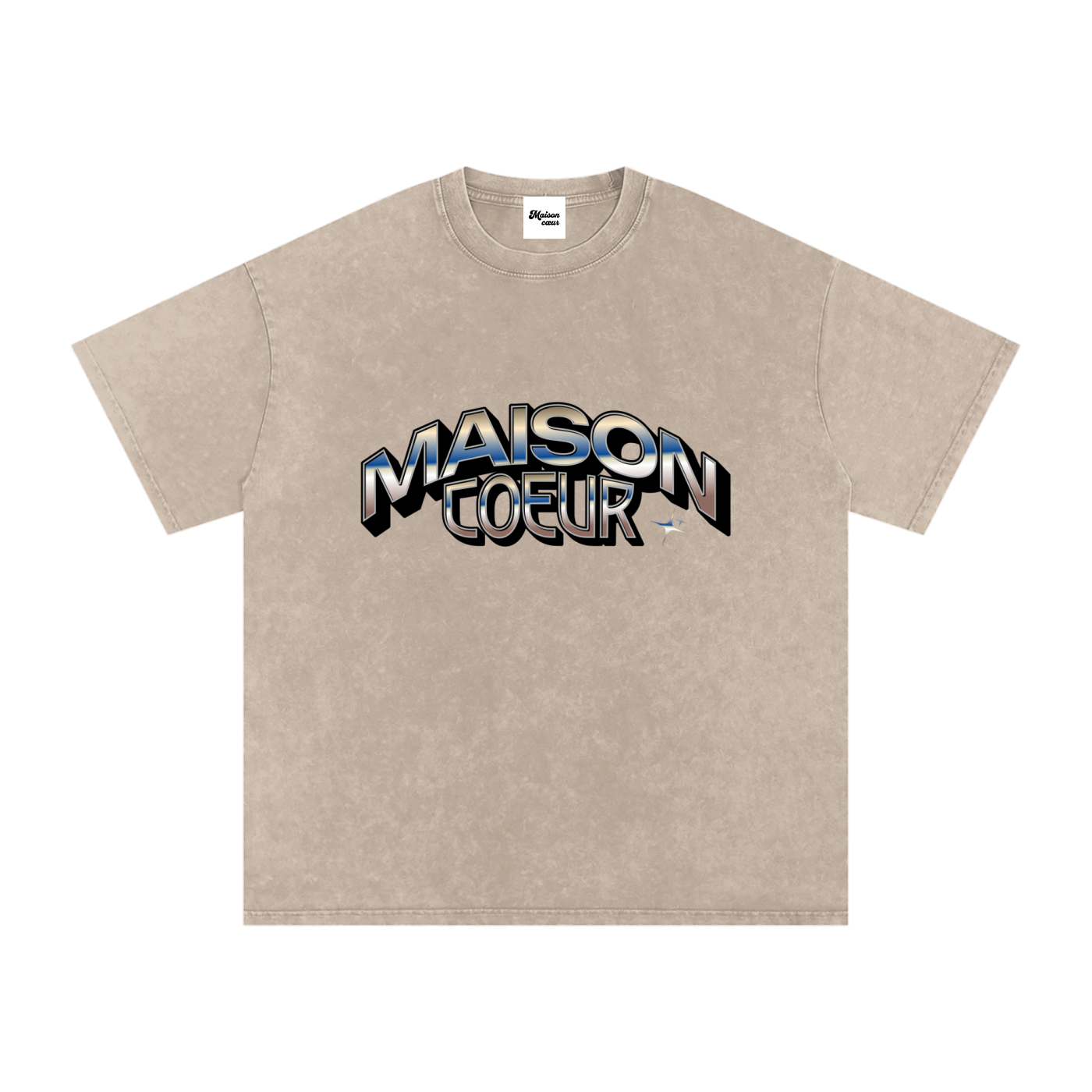 Snow Washed T-Shirt “metallic”