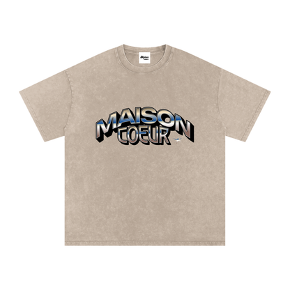 Snow Washed T-Shirt “metallic”