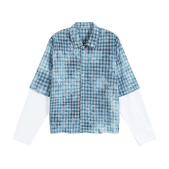 Trompe Blouse — Blauw
